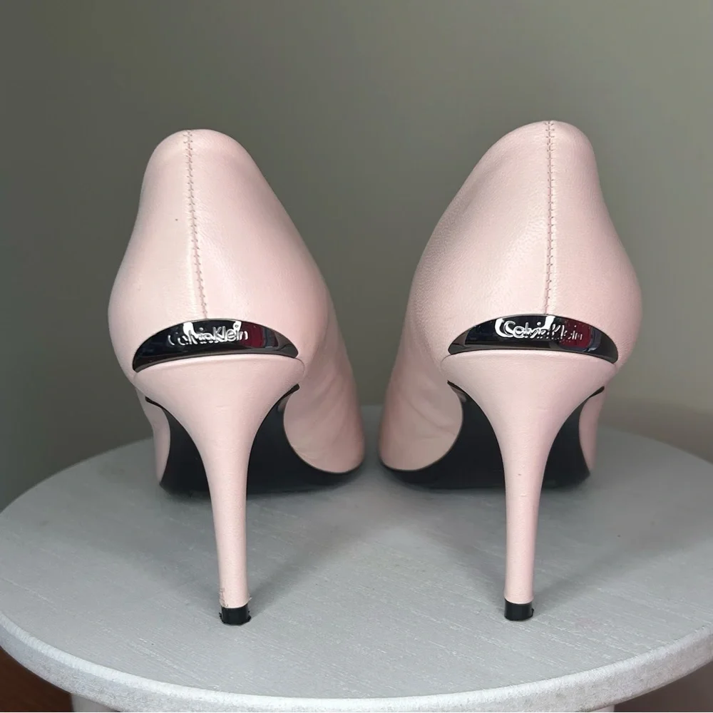 Calvin Klein Gayle Pump Heels Pale Powder Pink Womens - Picture 7 of 16